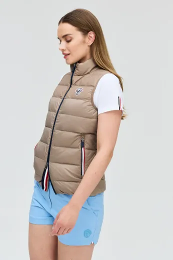 Bilde av Les Arcs Ariane light down vest W Brown Brun